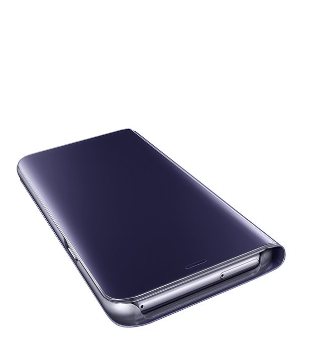 کیف اورجینال Clear View Standing Cover Galaxy S8 Plus